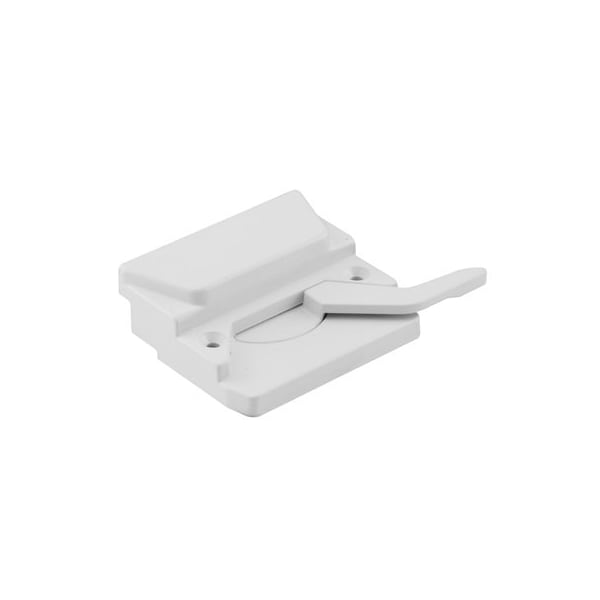 Entrygard Sash Lock, Left Hand, White, Keeper and Screws (Single Pack)